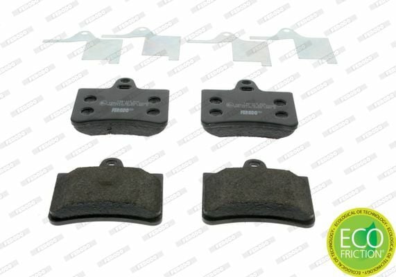 FERODO FDB1413 | Arka Fren Balatası C5 1.8 16V,2.0 16V,2.0 2,2 HDI,3,0 V6 03 / 01 -