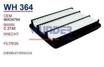WUNDER WH364 | Chevrolet Epica Hava Fitresi 2.0 Dizel (96434764)