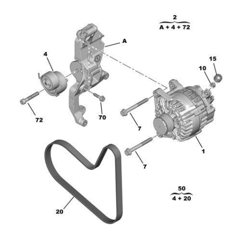 PSA 1688197180 | Opel Grandland X 1.2i V Kayış Seti Orijinal