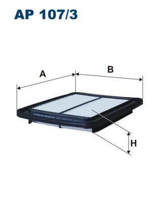 FILTRON AP107-3 | Hava Filtresi 09-Hı. i10 1.1
