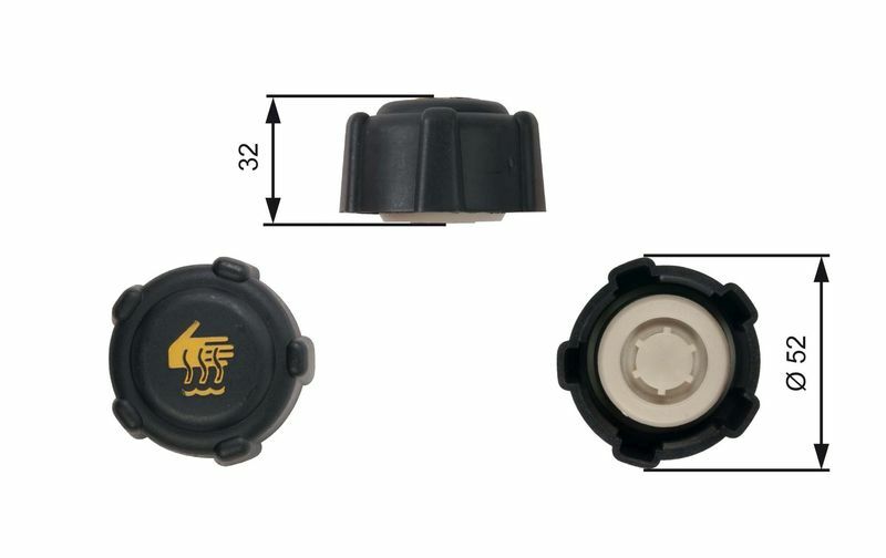 GATES RC223 | Genleşme Kavanoz Kapağı 00-Renault-Dacia