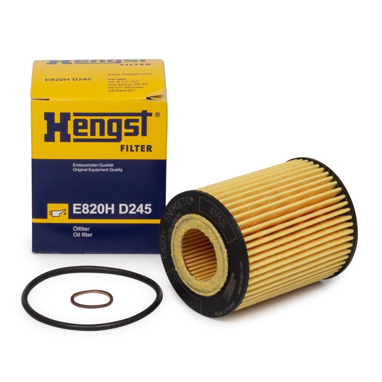 HENGST E820HD245 | Bmw F20 Kasa 120i Yağ Filtresi