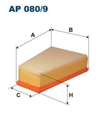 FILTRON AP080-9 | Hava Filtresi 00-03 Partner-Berl 2.0Hdi