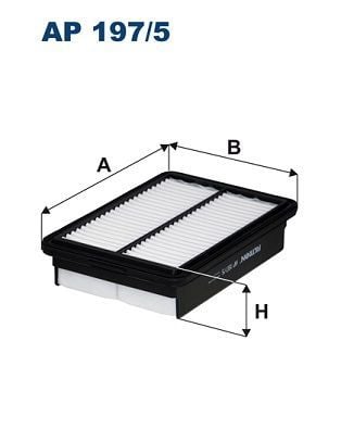 FILTRON AP197-5 | Hava Filtresi 16-Elantra 1.6 CRDI