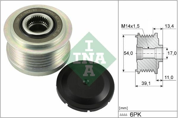 INA 535031110 | Alternatör V Kayış Gergi Rulmanı Komple Opel Antar 2.0 CDTI Chevrolet Captiva Cruze Epica Lacetti Nu