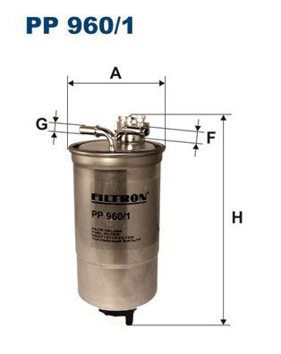 FILTRON PP960-1 | Mazot Filtresi 00-Toledo-Leon 1.9Tdi