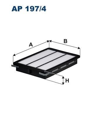 FILTRON AP197-4 | Hava Filtresi 16-Tucson-Sportage 1.6-2.0Gdi