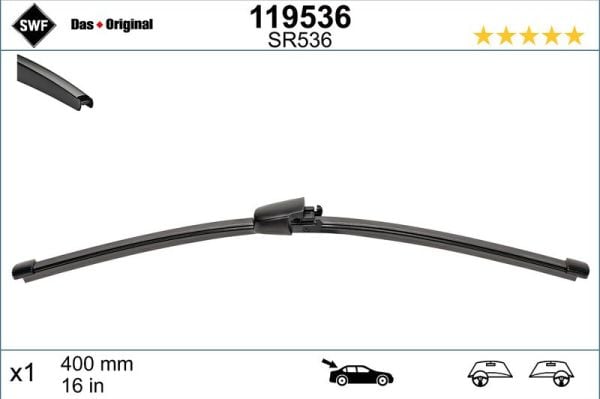 VALEO 119536 | BMW G07 X7 Arka Silecek (40 Cm) 61627474264