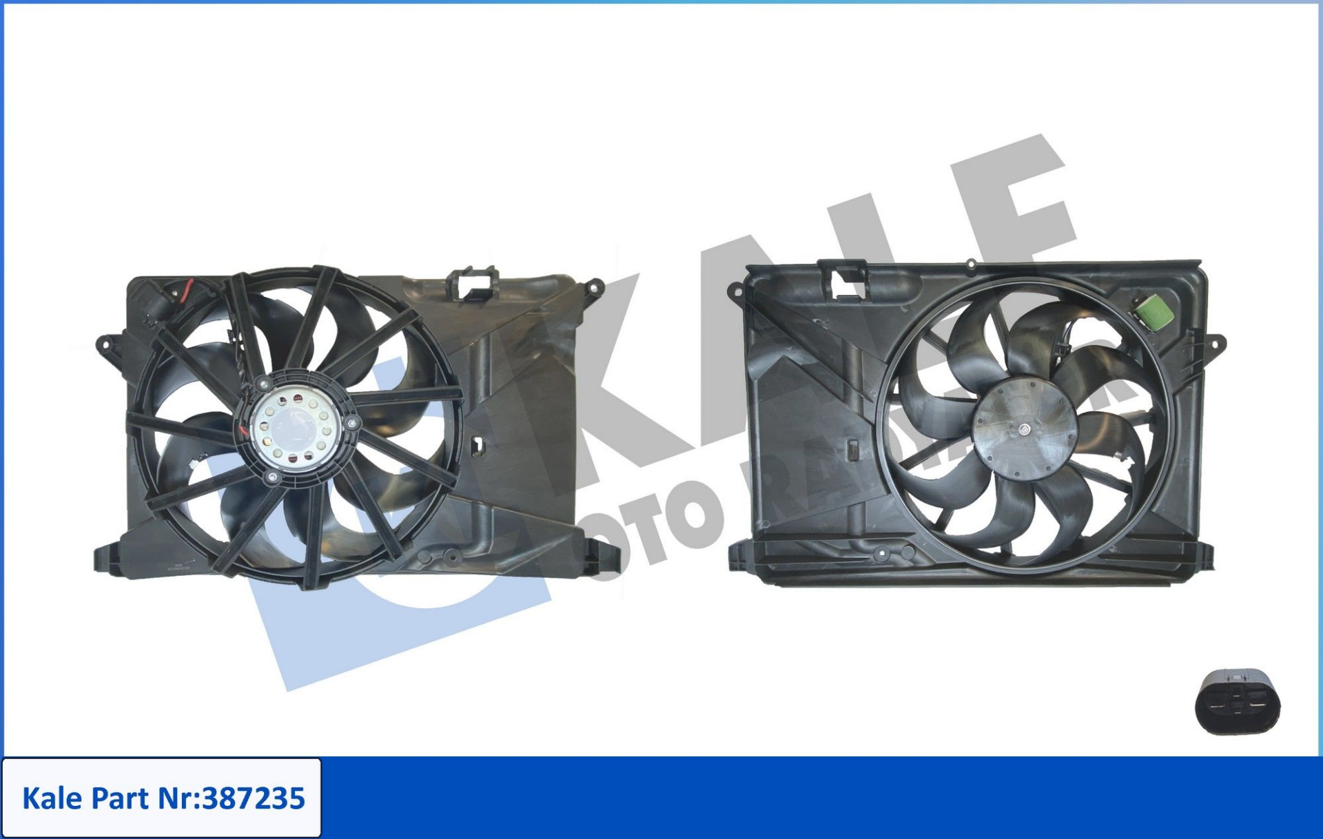 İTHAL 387235 | Opel Mokka 1.4 Turbo Fan Motoru Komple Davlumbazlı Yansanayi Ürün