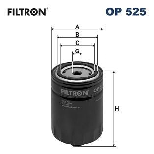 FILTRON OP525 | Yağ Filtresi 92-Golf.II.III-Caddy.II 1.9D