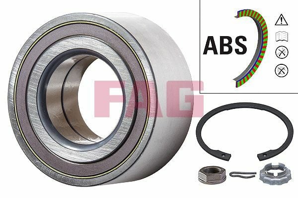 FAG 713640180 | Ön Teker Rulmanı P205 P206 Gtı P306 P405 Partner Xsara Berlingo 1.4 1.6 HDI 1,9D 2.0 HDI Abssız Ölçü: