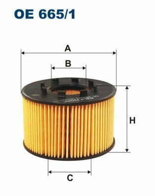 FILTRON OE665-1 | Yağ Filtresi 01-Transit-Mondeo 2.0-2.4Tdci