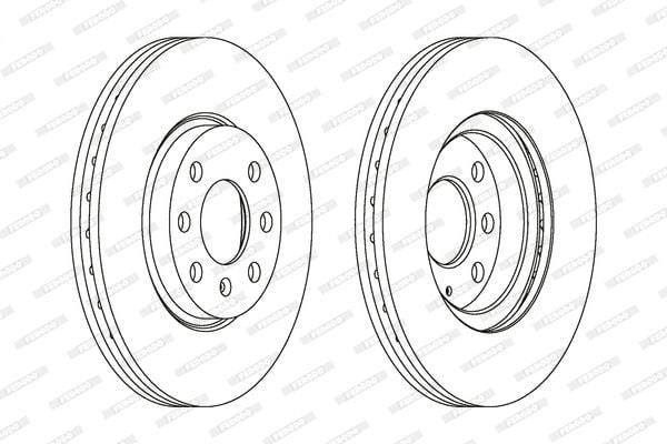 FERODO DDF1131 | Disk On 01-Corsa.C-Combo.C | 1 Adet
