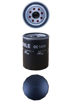 MAHLE OC1414 | Yağ Filtresi 17-Transit-Tourneo.Custom 2.0Tdci