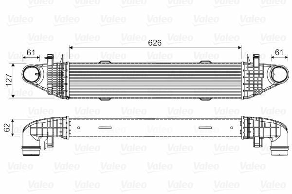 VALEO 818679 | Turbo Radyatörü (Intercooler) 08-C-Seri (W204-S204)-E-Seri (A207-C207)