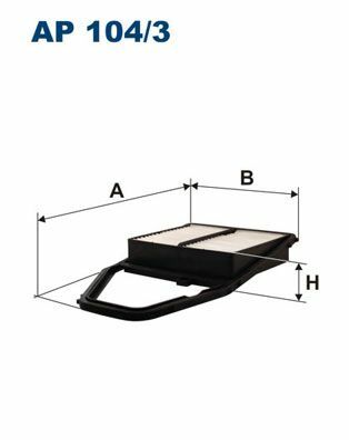 FILTRON AP104-3 | Hava Filtresi 01-06 Civic Hb-Sedan 1.6İ Cantalı