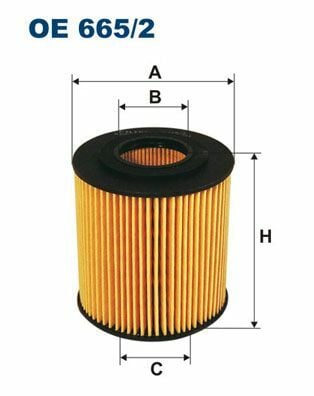 FILTRON OE665-2 | Yağ Filtresi (Mazda