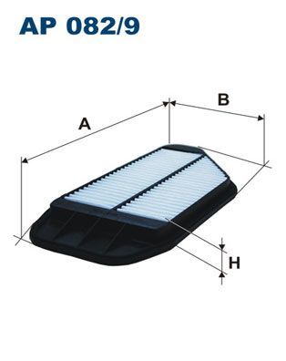 FILTRON AP082-9 | Hava Filtresi Spark M300 1.0 1.2 10-17