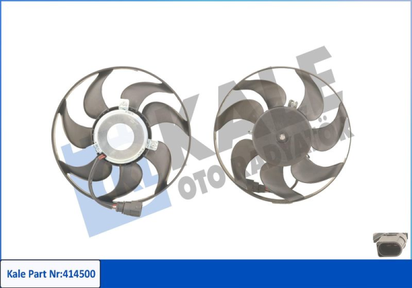KALE RADYATÖR 414500 | Volkswagen Golf 6 2009-2011 Model Arası Küçük Fan Motoru