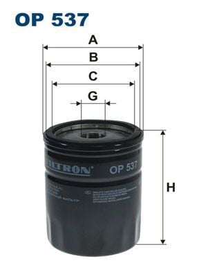 FILTRON OP537 | Yağ Filtresi Tmp-Tpo-Uno 1.4-1.6İe