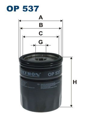 FILTRON OP537 | Yağ Filtresi Tmp-Tpo-Uno 1.4-1.6İe