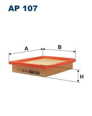 FILTRON AP107 | Hava Filtresi Accent 1,3 Karburatorlu 94 00