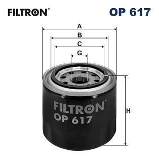 FILTRON OP617 | Yağ Filtresi 10- i30-İx20-İx35-İ40-Tucson-Santa Fe
