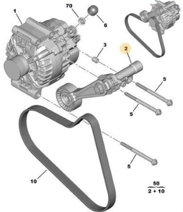 MOPAR (PSA) 1611425480 | Alternatör Gergi Rulmanı Es No 5751.G9