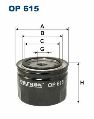 FILTRON OP615 | Yağ Filtresi (Opel