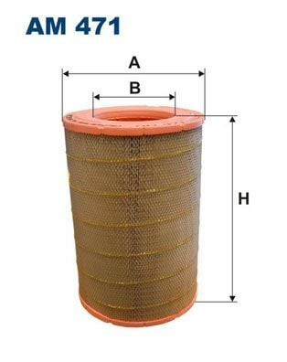 FILTRON AM471 | Hava Filtresi Volvo Fl 280 06-/ Renault Magnum 480 04-06 Mıdlum 220 06-Premıum 430 / 450 / 460 06 -