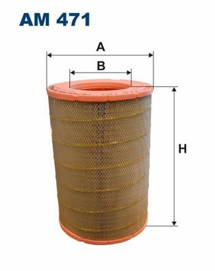 FILTRON AM471 | Hava Filtresi Volvo Fl 280 06-/ Renault Magnum 480 04-06 Mıdlum 220 06-Premıum 430 / 450 / 460 06 -