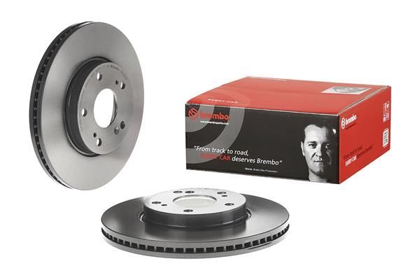 BREMBO 09.C312.21 | Fren Diski Ön Havalı-(280-5)-(Karbon Kaplamalı)-(Honda Civic 2012 /) | 2 Adet