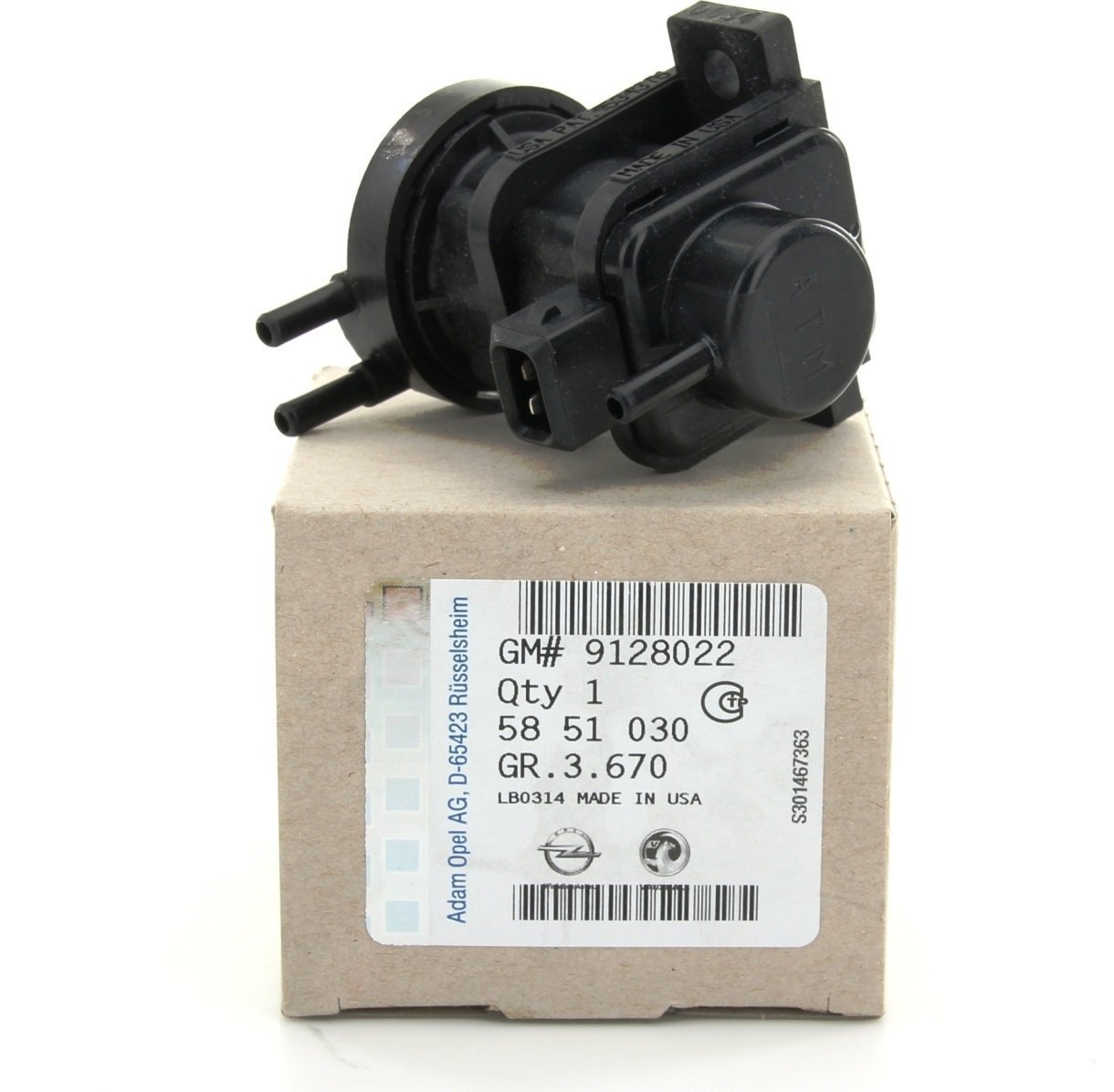 PSA 9128022 | Opel Vectra B 2.0 Dizel Turbo Selenoid Valfi Orjinal