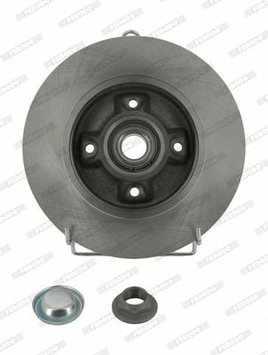 FERODO DDF1735-1 | Disk + Rulman Arka (Ad) 08-Partner-Brl-C4.Pcs 1.6Hdi (1.Disk + 1.Rlm) Kutu Fıyat Tek | 2 Adet