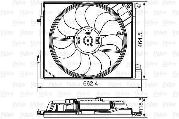 VALEO 696881 | Fan Motoru Megane IV 16-Talisman 15 -