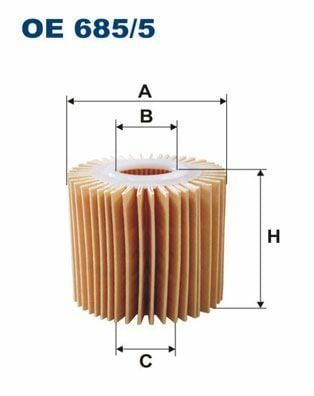 FILTRON OE685-5 | Yağ Filtresi 06-Yaris 1.4D-4D
