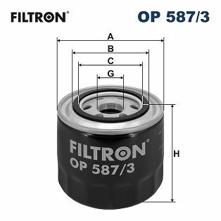 FILTRON OP587-3 | Yağ Filtresi 06-L200 2.5Di-D 4Wd