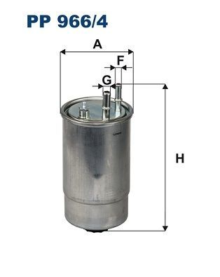 FILTRON PP966-4 | Yakıt Filtresi (Fıat