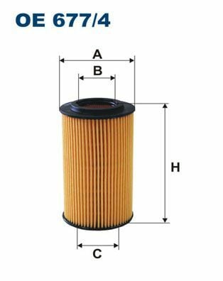FILTRON OE677-4 | Yağ Filtresi 10-Sprinter-Vito C-Seri (W204-W205)