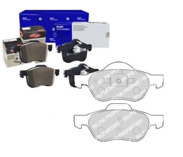 DELPHI LP1714 | Renault Megane 2 2002-2009 Ön Fren Balata Takımı Ym