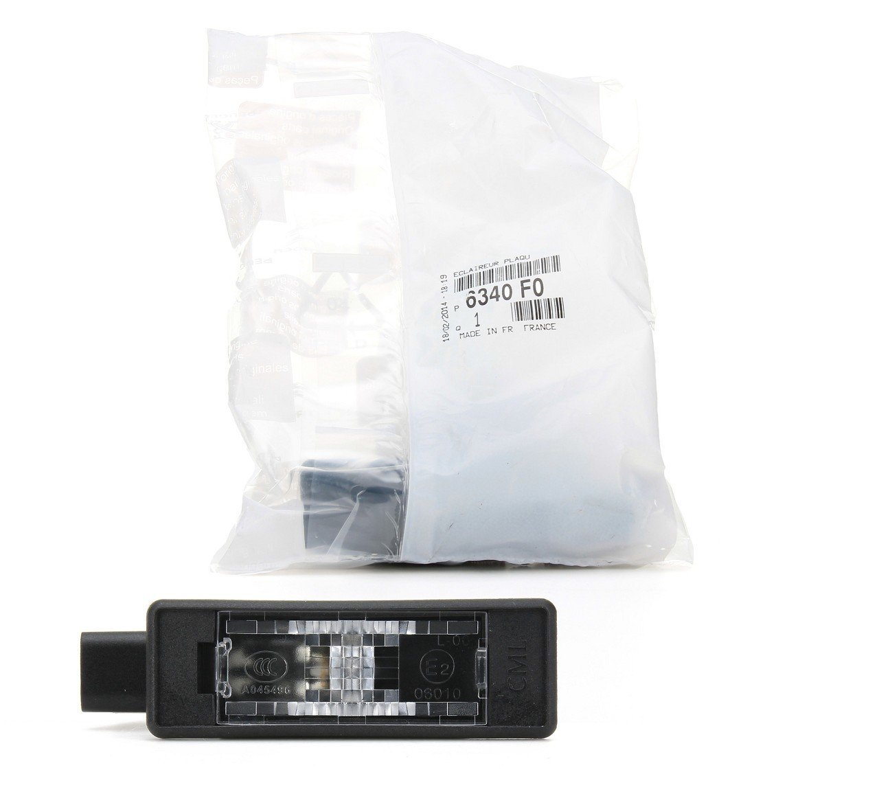 PSA 6340.F0 | Peugeot 308 2007-2013 Plaka Aydınlatma Lambası Orijinal