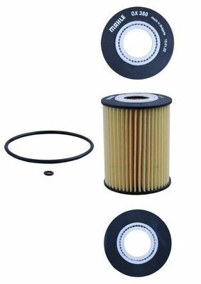 MAHLE OX380D | Yağ Filtresi 05-C-Seri (W203-W204) E-Seri (W211-W212) Vito-Sprinter