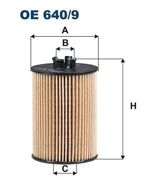 FILTRON OE640-9 | Yağ Filtresi 05-13 A-Seri (W169) B-Seri (W245)