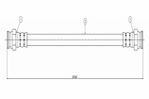 CAVO C900.235.A | Fren Hortumu Arka Grande Punto (199_) 05-151.2 1.4 Natural Power 1.3 D Multijet 1.4 (199Axb1a) 1.3 D Multijet 1.4 Lpg 1.9 D Multijet 1.6 D Multijet 1.2 1.4 (199Axb11, 199Axb1a, 199Bxb1a, 199Axl1a) 1.3 D Multijet 1.3 D Multijet (199.Axd11