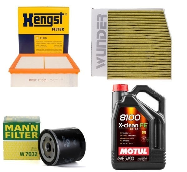 Mercedes W246 Kasa B180 Cdi / d Periyodik Bakım Filtre Seti Motul Yağ