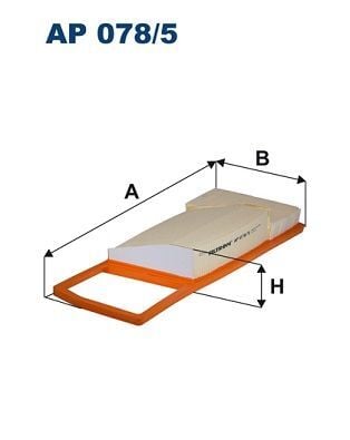 FILTRON AP078-5 | Hava Filtresi 15-Ft.500 1.3Mjt