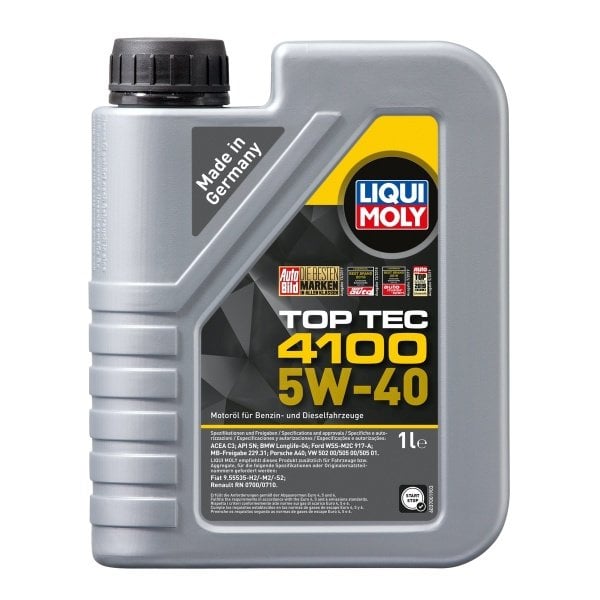 LIQUI MOLY 9510 | Top Tec 4100 5W-40 Motor Yağı 1 Litre (9510)