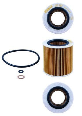 MAHLE OX387D | Yağ Filtresi 05-1-Seri (E81-E87-F20-F21) 3-Seri (E90-E91-F30-F80) 5-Seri (E60-E61-F10-F11)
