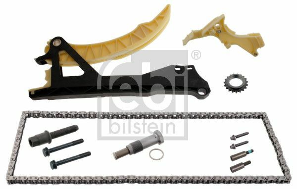 FEBI BILSTEIN 47662 | Eksantrik Zincir Seti (Zincir + 2Xkızak + Gerıcı + Dıslı + Saplama) BMW N42 N46 E46 E90 E60 E81 E82 E87 E84 E83 Z4 E85 E91