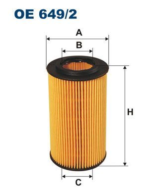 FILTRON OE649-2 | Yağ Filtresi 98-Bw-E46 3.20-5.20 Dz